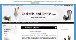 Desktop Screenshot of cocktails-and-drinks.com